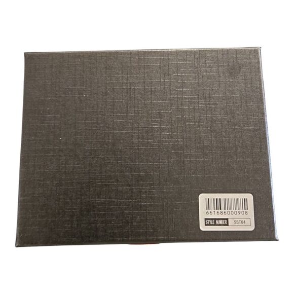 MEN'S  LUXURY  GRAVELSTONE  BOW  TIE  AND POCKET  SQUARE.  SBT64. - Picture 3 of 3